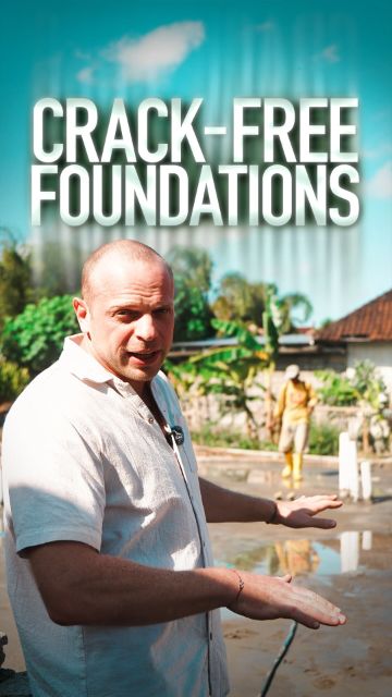 Crack‑free foundations